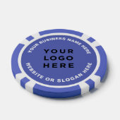 Geschäftslogo und Text Einfach Professionell Pokerchips (Einzeln)