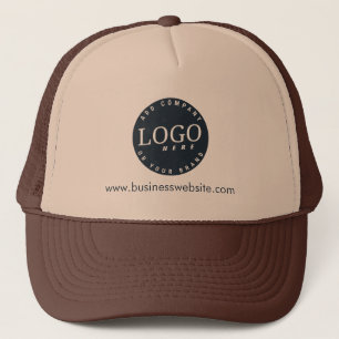 Geschäftslogo und Website-Unternehmensveranstaltun Truckerkappe