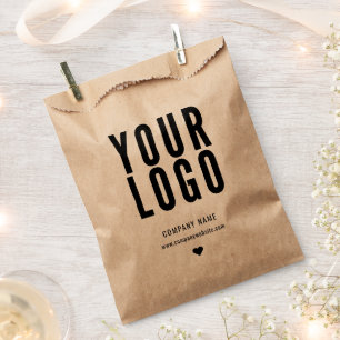 Geschäftslogo Unternehmen Werbe-Kraftpapier-Tüte Geschenktütchen