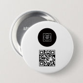 Geschäftslogo Unternehmens-Promotion- QR-Code-Desi Button (Vorne & Hinten)