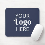 Geschäftslogo Unternehmensmarke Blau Mousepad (Mit Mouse)