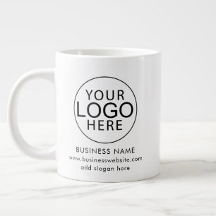 Geschäftslogo Unternehmenswerbeartikel Maßgeschnei Jumbo-Tasse