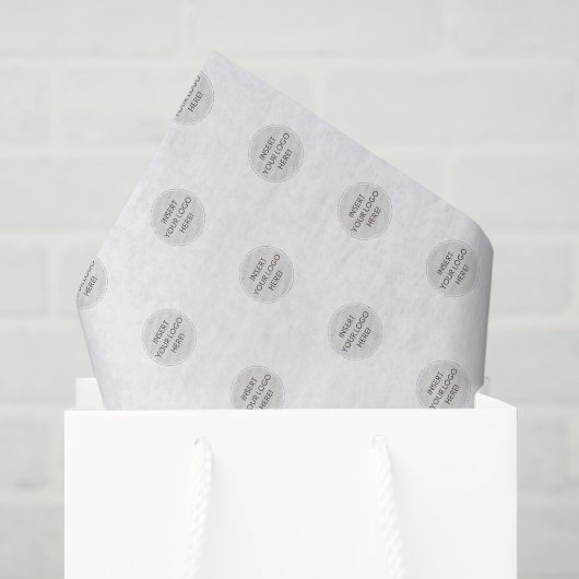 GESCHÄFTSLOGO VERPACKUNG modern professionell verp Seidenpapier (Geschenktüte)