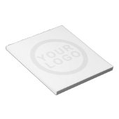Geschäftslogo Wasserzeichen Logo Weiße Notizblock (angewinkelt)