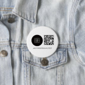 Geschäftslogo Werbe-QR-Code-Text-Schaltfläche Button (Beispiel)