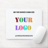 Geschäftslogo Werbe-Sozial-Media-Mauspad Mousepad (Mit Mouse)