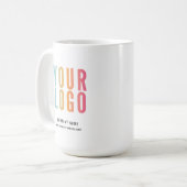 Geschäftslogo Werbeartikel Kaffeetasse (Vorderseite Links)