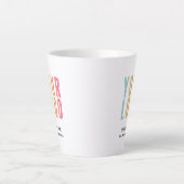 Geschäftslogo Werbeartikel Milchtasse (Vorderseite)