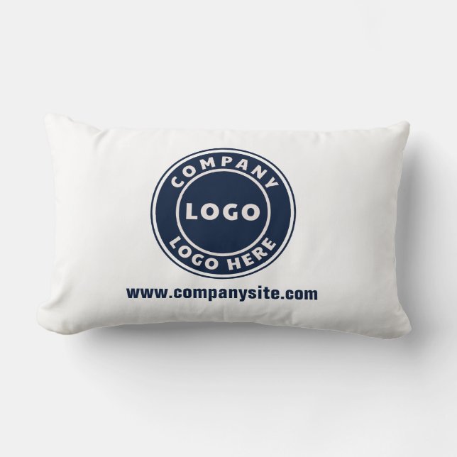 Geschäftslogos Geschäftsstelle oder Showroom Lendenkissen (Vorderseite)
