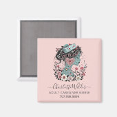 Geschäftsmagnet für Krankenpfleger Magnet (Vorderseite/Rückseite)