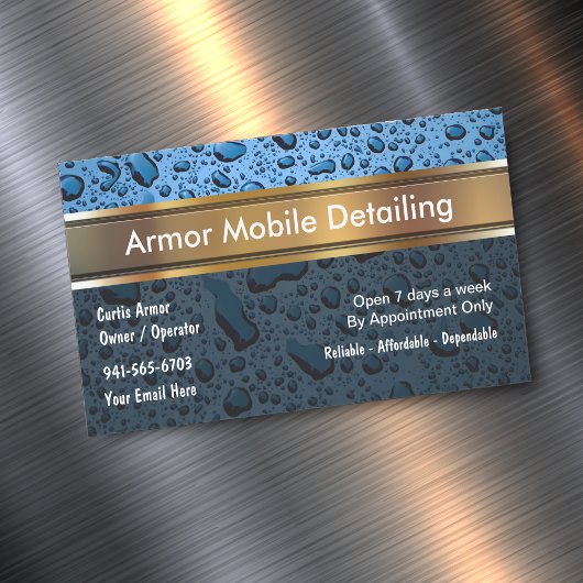 Geschäftsmagnete für Kraftfahrzeug-Mobilfunk Magnetische Visitenkarte