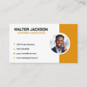 Geschäftsmann am Telefon | Corporate Business Card Visitenkarte (Vorderseite)