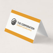 Geschäftsmann am Telefon | Corporate Business Card Visitenkarten (Rückseite)