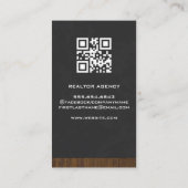 Geschäftsmann am Telefon | Real Anwesen Agent Visitenkarte (Rückseite)