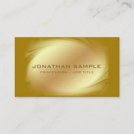 Geschäftsmann-CEO-Arbeitgeber-Auslese-Luxus Visitenkarte (Vorderseite)