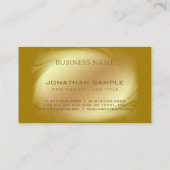 Geschäftsmann-CEO-Arbeitgeber-Auslese-Luxus Visitenkarte (Rückseite)