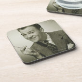 Geschäftsmann Getränkeuntersetzer (Linke Seite)