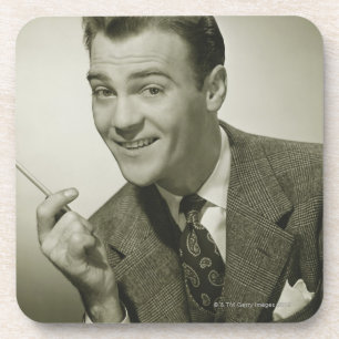 Geschäftsmann Getränkeuntersetzer