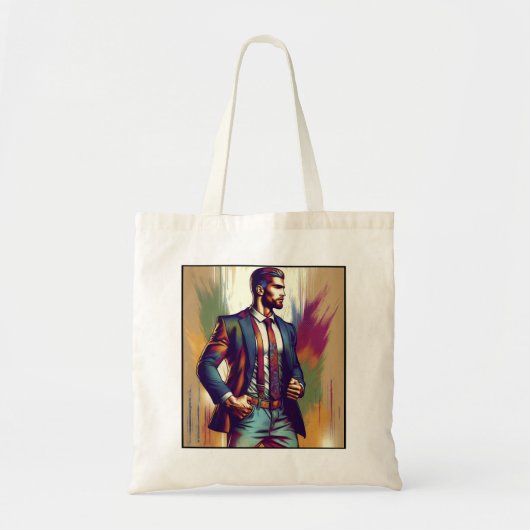 Geschäftsmann im Anzug Tragetasche (Vorne)