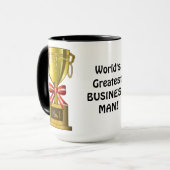 Geschäftsmann-Kaffee-Tasse der Welt bestste Tasse (Vorderseite Links)