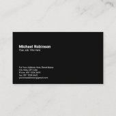 Geschäftsmann Klettersteigen | Konzept | Konzeptio Visitenkarte (Rückseite)