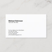 Geschäftsmann Klettersteigen | Konzeption Visitenkarte (Rückseite)