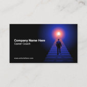 Geschäftsmann Klettersteigen | Konzeption Visitenkarte (Vorderseite)