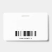 Geschäftsmann lächelt | Finance Logo | Strichcode Ausweis (Rückseite)