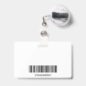 Geschäftsmann lächelt | Finance Logo | Strichcode Ausweis (Rückseite mit Ausziehbar)