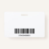 Geschäftsmann lächelt | Finance Logo | Strichcode Ausweis (Rückseite)