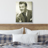 Geschäftsmann Leinwanddruck (Insitu (Schlafzimmer))