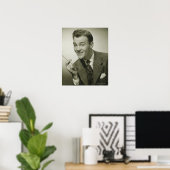 Geschäftsmann Poster (Heimbüro)