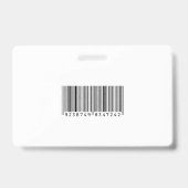 Geschäftsmann | Strichcode Ausweis (Rückseite)