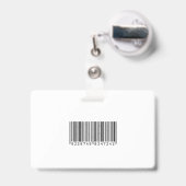 Geschäftsmann | Strichcode Ausweis (Rückseite mit Ausziehbar)