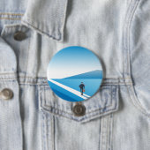 Geschäftsmann sucht den Weg in die Zukunft Button (Beispiel)