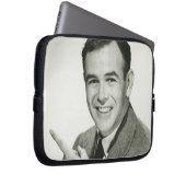 Geschäftsmann-Zeigen Laptopschutzhülle (Vorne Rechts)