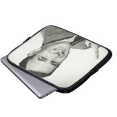 Geschäftsmann-Zeigen Laptopschutzhülle (Vorne Knopf)