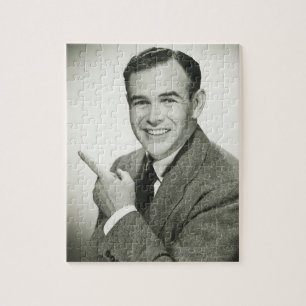 Geschäftsmann-Zeigen Puzzle