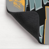 Geschäftsmann zwei, der Hände rüttelt Mousepad (Ecke)