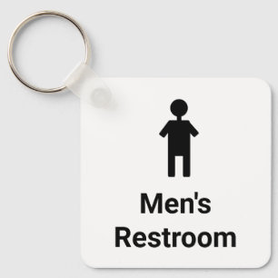 Geschäftsmänner-Toilettenschlüssel Rückgabe Schlüs Schlüsselanhänger