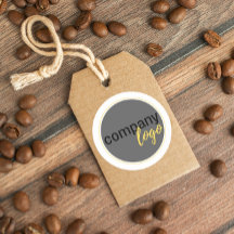 GESCHÄFTSMARKENLOGO AUF DEM MARKETING DES UNTERNEH