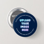 Geschäftsmarkenlogo Button (Vorne & Hinten)