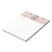 Geschäftsmodell der braunen Apotheke Notizblock (Rotiert)