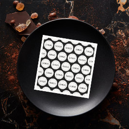 Geschäftsmodell des Business-Party für das Logo de Serviette