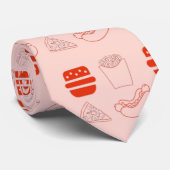 Geschäftsmodell "Red Fast Food" Krawatte (Gerollt)