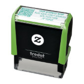 Geschäftsname QR-Code Rücksendeadresse Stempel Bei (Produkt)