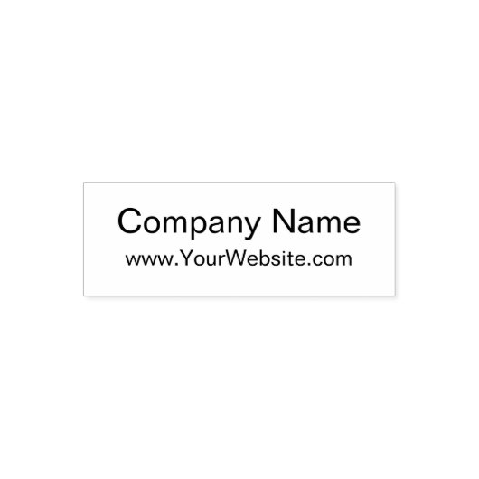 Geschäftsname und Vorlage des Webtextes Permastempel (Design)