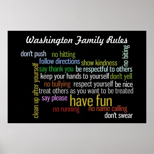 Geschäftsordnung des Parlaments Poster (Vorne)