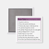 Geschäftsordnung Magnet (Vorderseite/Rückseite)