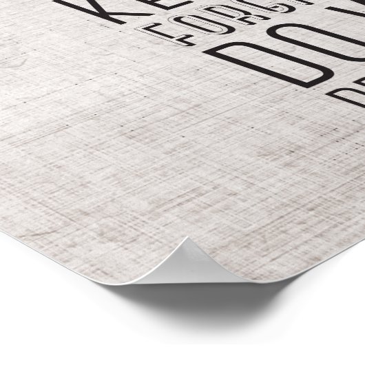 Geschäftsordnung Poster (Ecke)